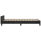 vidaXL Estructura de cama con cabecero de terciopelo negro 90x190 cm vidaXL Estructura de cama con cabecero de terciopelo negro 90x190 cm