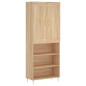 vidaXL Aparador alto madera contrachapada color roble 69,5x34x180 cm vidaXL Aparador alto madera contrachapada color roble 69,5x34x180 cm