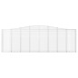 vidaXL Cestas de gaviones 4 uds forma de arco hierro 400x30x120/140 cm vidaXL Cestas de gaviones 4 uds forma de arco hierro 400x30x120/140 cm