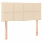 vidaXL Cama box spring con colchón tela color crema 90x190 cm vidaXL Cama box spring con colchón tela color crema 90x190 cm