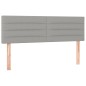 vidaXL Cama box spring con colchón tela gris claro 140x190 cm vidaXL Cama box spring con colchón tela gris claro 140x190 cm