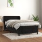 vidaXL Cama box spring con colchón terciopelo negro 80x200 cm vidaXL Cama box spring con colchón terciopelo negro 80x200 cm