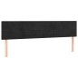 vidaXL Cama box spring con colchón terciopelo negro 180x200 cm vidaXL Cama box spring con colchón terciopelo negro 180x200 cm