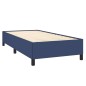 vidaXL Cama box spring con colchón tela azul 100x200 cm vidaXL Cama box spring con colchón tela azul 100x200 cm