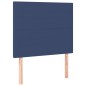 vidaXL Cama box spring con colchón tela azul 100x200 cm vidaXL Cama box spring con colchón tela azul 100x200 cm