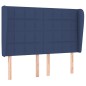 vidaXL Cama box spring con colchón tela azul 140x200 cm vidaXL Cama box spring con colchón tela azul 140x200 cm