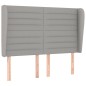 vidaXL Cama box spring con colchón tela gris claro 140x190 cm vidaXL Cama box spring con colchón tela gris claro 140x190 cm