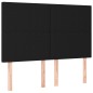 vidaXL Cama box spring con colchón tela negro 140x190 cm vidaXL Cama box spring con colchón tela negro 140x190 cm