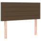 vidaXL Cama box spring con colchón tela marrón oscuro 80x200 cm vidaXL Cama box spring con colchón tela marrón oscuro 80x200 cm