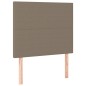 vidaXL Cama box spring con colchón tela gris taupe 90x190 cm vidaXL Cama box spring con colchón tela gris taupe 90x190 cm