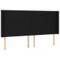 vidaXL Cama box spring con colchón tela negro 160x200 cm vidaXL Cama box spring con colchón tela negro 160x200 cm