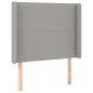 vidaXL Cama box spring con colchón tela gris claro 90x200 cm vidaXL Cama box spring con colchón tela gris claro 90x200 cm