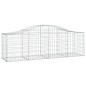 vidaXL Cestas de gaviones 13 uds forma de arco hierro 200x50x60/80 cm vidaXL Cestas de gaviones 13 uds forma de arco hierro 200x50x60/80 cm