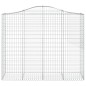 vidaXL Cestas gaviones 10 uds forma de arco hierro 200x50x160/180 cm vidaXL Cestas gaviones 10 uds forma de arco hierro 200x50x160/180 cm