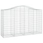 vidaXL Cestas gaviones 25 uds forma de arco hierro 200x50x120/140 cm vidaXL Cestas gaviones 25 uds forma de arco hierro 200x50x120/140 cm
