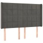 vidaXL Cama box spring colchón y LED terciopelo gris oscuro 140x190 cm vidaXL Cama box spring colchón y LED terciopelo gris oscuro 140x190 cm