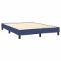 vidaXL Cama box spring con colchón tela azul 140x200 cm vidaXL Cama box spring con colchón tela azul 140x200 cm