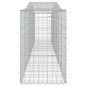 vidaXL Cestas de gaviones 9 uds forma de arco hierro 400x50x80/100 cm vidaXL Cestas de gaviones 9 uds forma de arco hierro 400x50x80/100 cm