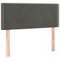 vidaXL Cama box spring con colchón terciopelo gris oscuro 90x190 cm vidaXL Cama box spring con colchón terciopelo gris oscuro 90x190 cm