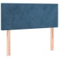 vidaXL Cama box spring con colchón terciopelo azul oscuro 100x200 cm vidaXL Cama box spring con colchón terciopelo azul oscuro 100x200 cm