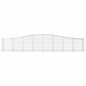 vidaXL Cestas de gaviones 5 uds forma de arco hierro 400x50x60/80 cm vidaXL Cestas de gaviones 5 uds forma de arco hierro 400x50x60/80 cm