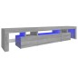 vidaXL Mueble de TV con luces LED gris Sonoma 215x36,5x40 cm vidaXL Mueble de TV con luces LED gris Sonoma 215x36,5x40 cm