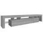 vidaXL Mueble de TV con luces LED gris Sonoma 215x36,5x40 cm vidaXL Mueble de TV con luces LED gris Sonoma 215x36,5x40 cm