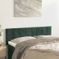 vidaXL Cabeceros 2 unidades terciopelo verde oscuro 72x5x78/88 cm vidaXL Cabeceros 2 unidades terciopelo verde oscuro 72x5x78/88 cm