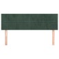 vidaXL Cabeceros 2 unidades terciopelo verde oscuro 72x5x78/88 cm vidaXL Cabeceros 2 unidades terciopelo verde oscuro 72x5x78/88 cm