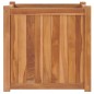vidaXL Arriate elevado madera maciza de teca 50x50x50 cm vidaXL Arriate elevado madera maciza de teca 50x50x50 cm