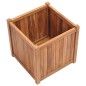vidaXL Arriate elevado madera maciza de teca 50x50x50 cm vidaXL Arriate elevado madera maciza de teca 50x50x50 cm
