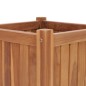 vidaXL Arriate elevado madera maciza de teca 50x50x50 cm vidaXL Arriate elevado madera maciza de teca 50x50x50 cm