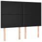 vidaXL Cama box spring colchón y LED cuero sintético negro 140x200 cm vidaXL Cama box spring colchón y LED cuero sintético negro 140x200 cm