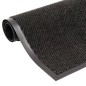 vidaXL Felpudo de nudo negro 60x150 cm
