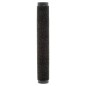 vidaXL Felpudo de nudo negro 60x150 cm