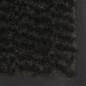 vidaXL Felpudo de nudo negro 60x150 cm
