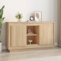 vidaXL Aparador de madera contrachapada roble Sonoma 102x35x60 cm vidaXL Aparador de madera contrachapada roble Sonoma 102x35x60 cm