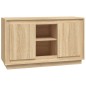 vidaXL Aparador de madera contrachapada roble Sonoma 102x35x60 cm vidaXL Aparador de madera contrachapada roble Sonoma 102x35x60 cm