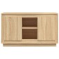 vidaXL Aparador de madera contrachapada roble Sonoma 102x35x60 cm vidaXL Aparador de madera contrachapada roble Sonoma 102x35x60 cm