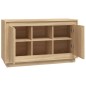 vidaXL Aparador de madera contrachapada roble Sonoma 102x35x60 cm vidaXL Aparador de madera contrachapada roble Sonoma 102x35x60 cm