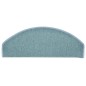 vidaXL Alfombras de peldaños de escalera 15 uds azul 65x24x4 cm vidaXL Alfombras de peldaños de escalera 15 uds azul 65x24x4 cm