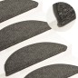 vidaXL Alfombras de peldaños de escalera 15 uds antracita 65x21x4 cm vidaXL Alfombras de peldaños de escalera 15 uds antracita 65x21x4 cm
