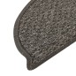 vidaXL Alfombras de peldaños de escalera 15 uds antracita 65x21x4 cm vidaXL Alfombras de peldaños de escalera 15 uds antracita 65x21x4 cm
