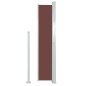 vidaXL Toldo lateral retráctil 160x500 cm marrón vidaXL Toldo lateral retráctil 160x500 cm marrón