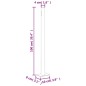 vidaXL Toldo lateral retráctil 160x500 cm marrón vidaXL Toldo lateral retráctil 160x500 cm marrón