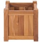 vidaXL Arriate elevado madera maciza de teca 30x30x30 cm vidaXL Arriate elevado madera maciza de teca 30x30x30 cm
