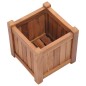 vidaXL Arriate elevado madera maciza de teca 30x30x30 cm vidaXL Arriate elevado madera maciza de teca 30x30x30 cm