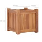 vidaXL Arriate elevado madera maciza de teca 30x30x30 cm vidaXL Arriate elevado madera maciza de teca 30x30x30 cm