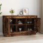 vidaXL Aparador madera contrachapada color roble ahumado 102x35x60 cm vidaXL Aparador madera contrachapada color roble ahumado 102x35x60 cm