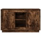 vidaXL Aparador madera contrachapada color roble ahumado 102x35x60 cm vidaXL Aparador madera contrachapada color roble ahumado 102x35x60 cm